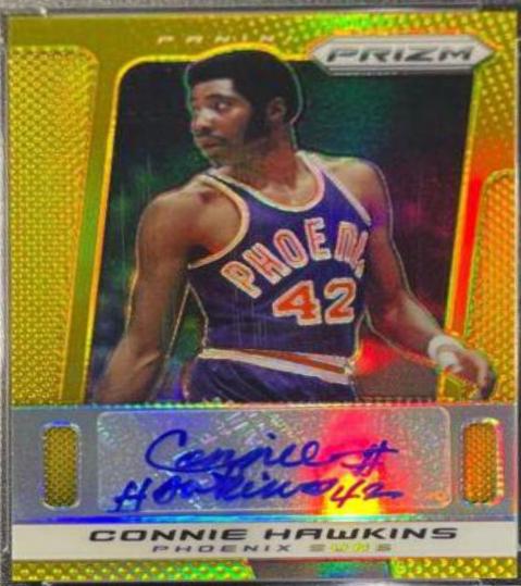 Connie Hawkins Gold Prizm #105