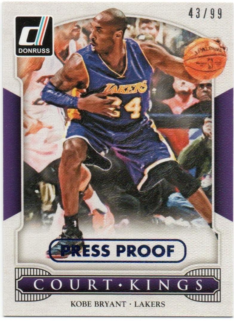 Kobe Bryant [Blue Press Proof] #22