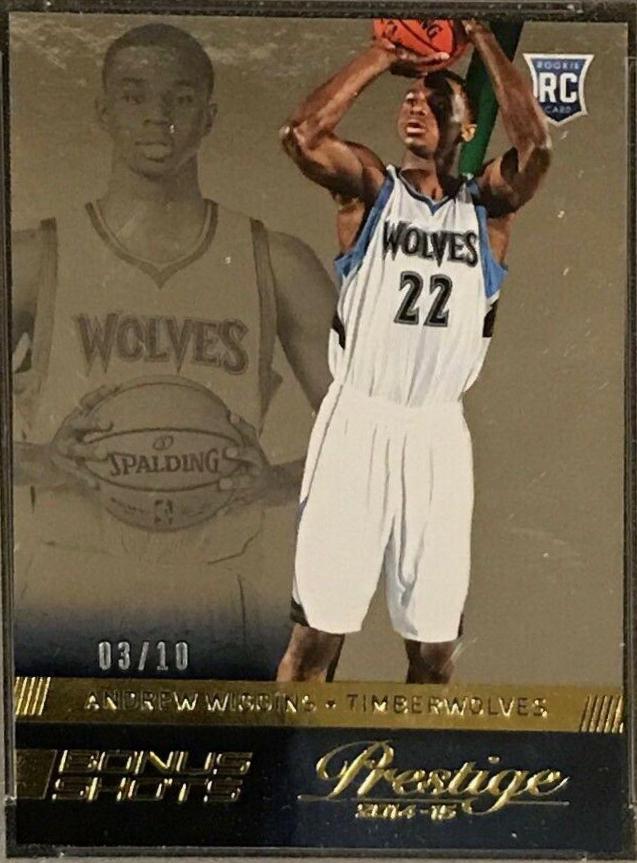 Andrew Wiggins [Bonus Shots Gold] #161
