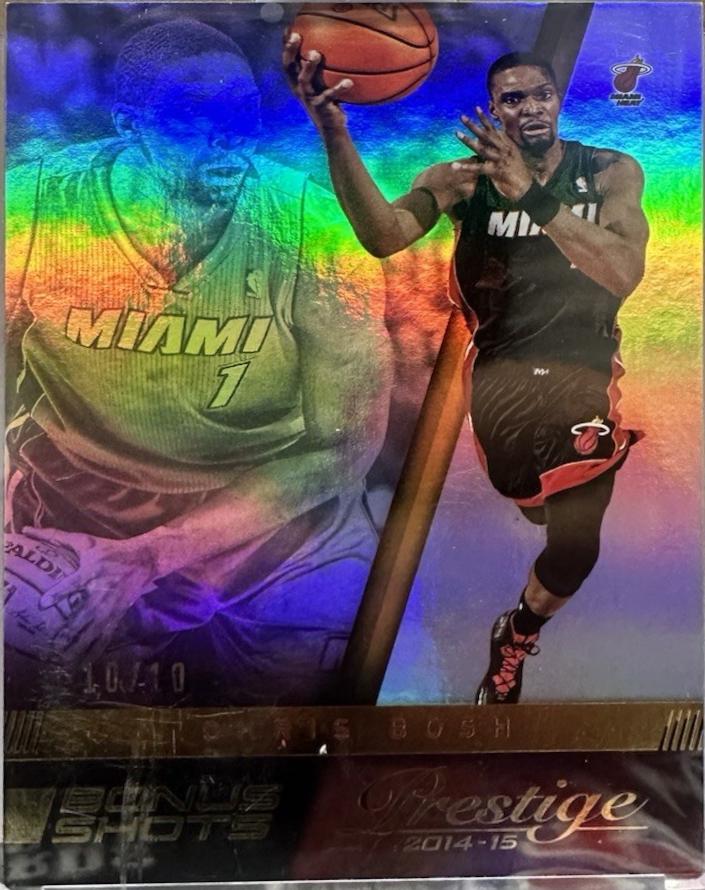 Chris Bosh Bonus Shots Platinum 1/1 #136