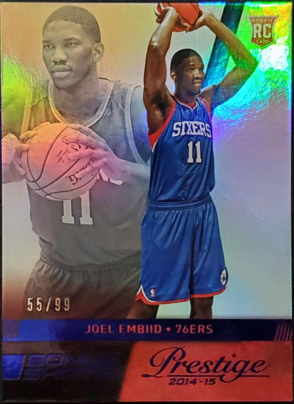 Joel Embiid [Premium Bonus Shots Blue] #163