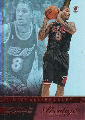 Michael Beasley Premium Bonus Shots Red #160