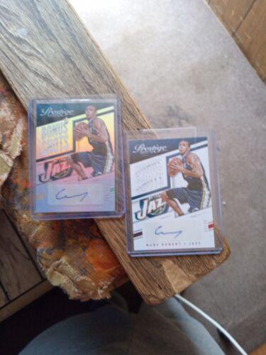 Rudy Gobert [Bonus Shots Autograph Blue Premium] #23