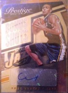 Rudy Gobert [Bonus Shots Autograph Blue] #23