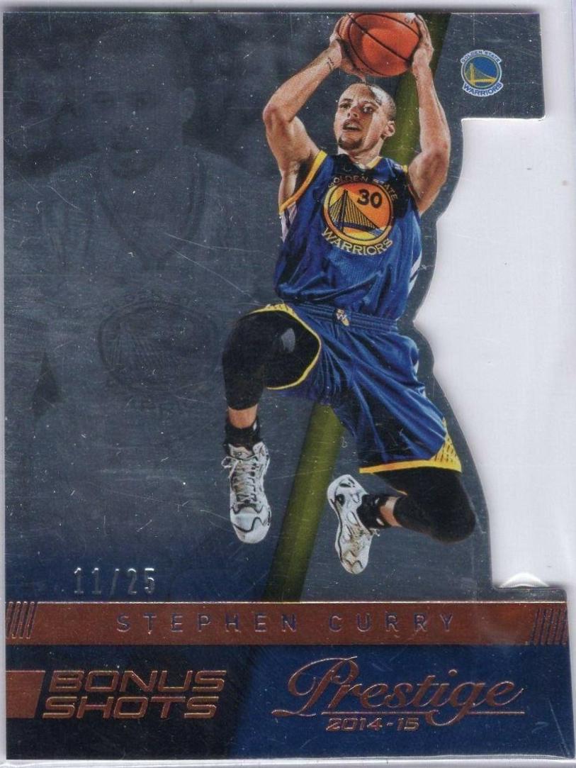 Stephen Curry [Bonus Shots Orange Die Cuts] #81
