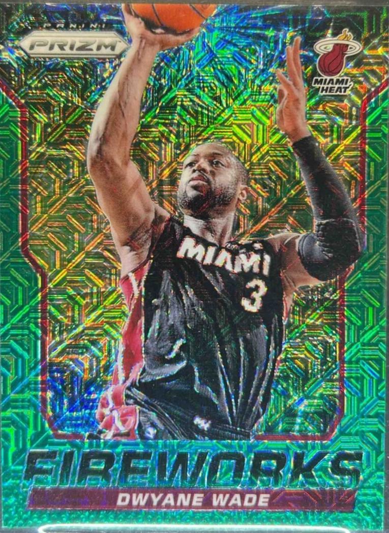 Dwyane Wade [Green Mojo Prizm] #15