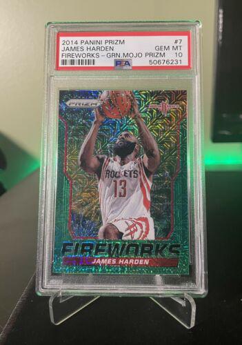 James Harden [Green Mojo Prizm] #7