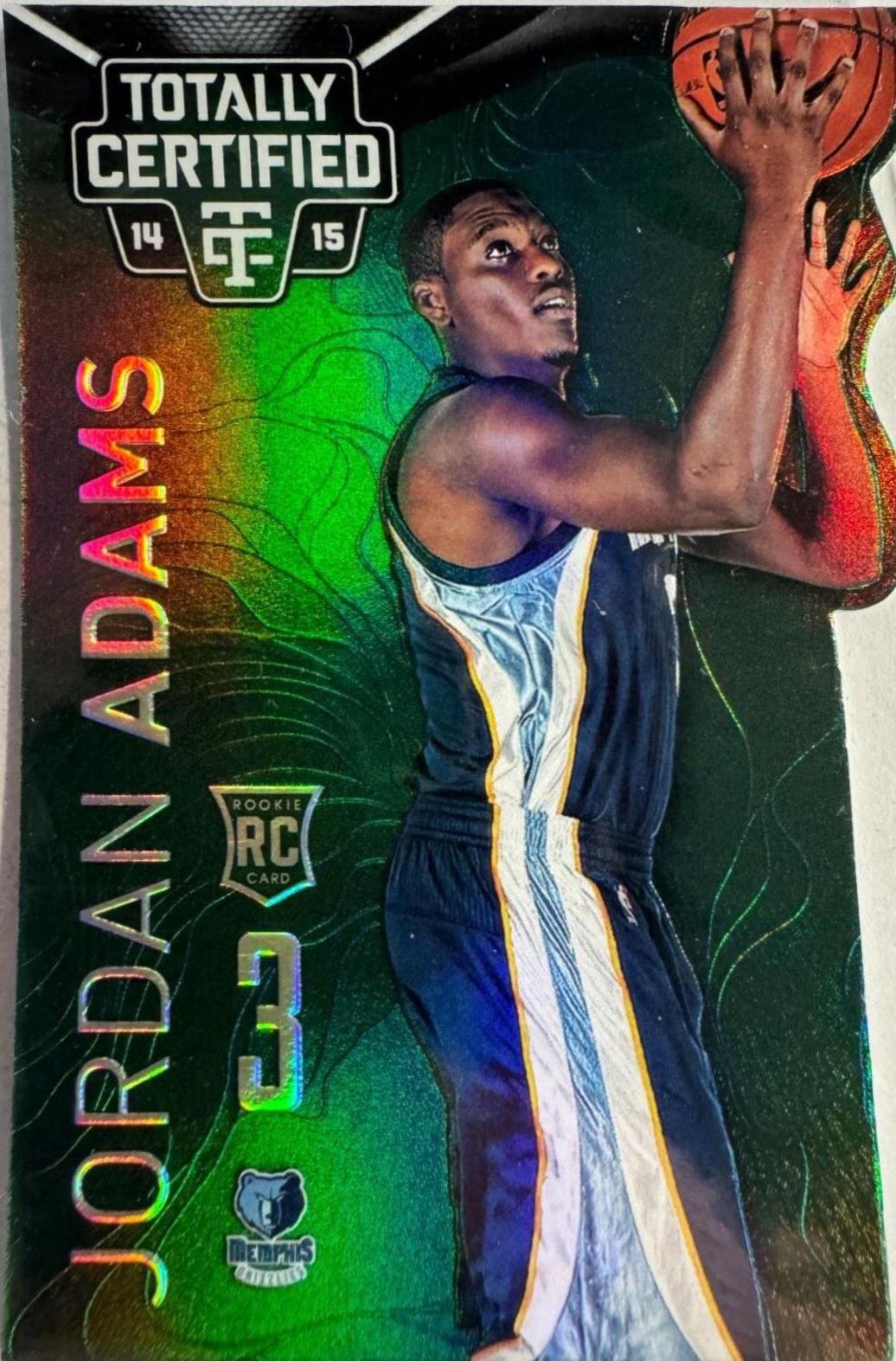 Jordan Adams [Platinum Green] #159