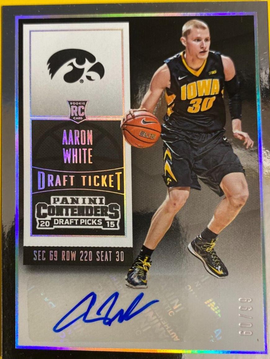 Aaron White [Autograph Draft Ticket] #109