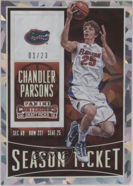 Chandler Parsons [Cracked Ice Ticket] #16