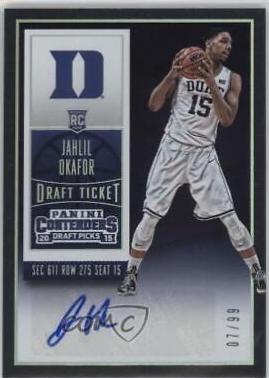 Jahlil Okafor [Autograph Draft Ticket] #118