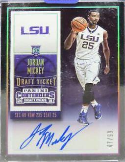 Jordan Mickey [Autograph Draft Ticket] #120