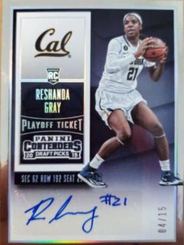 Reshanda Gray [Autograph Playoff Ticket] #197