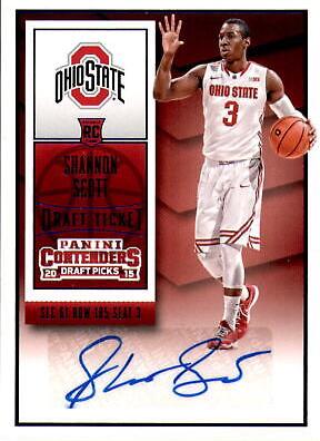 Shannon Scott [Autograph Draft Ticket] #189