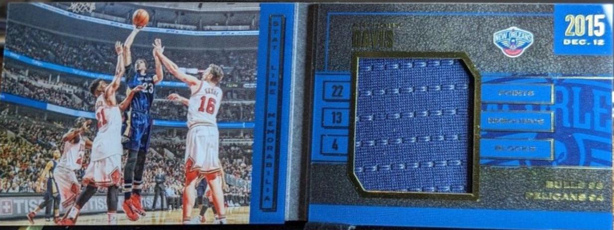 Anthony Davis [Patch, Booklet] #SL-AD