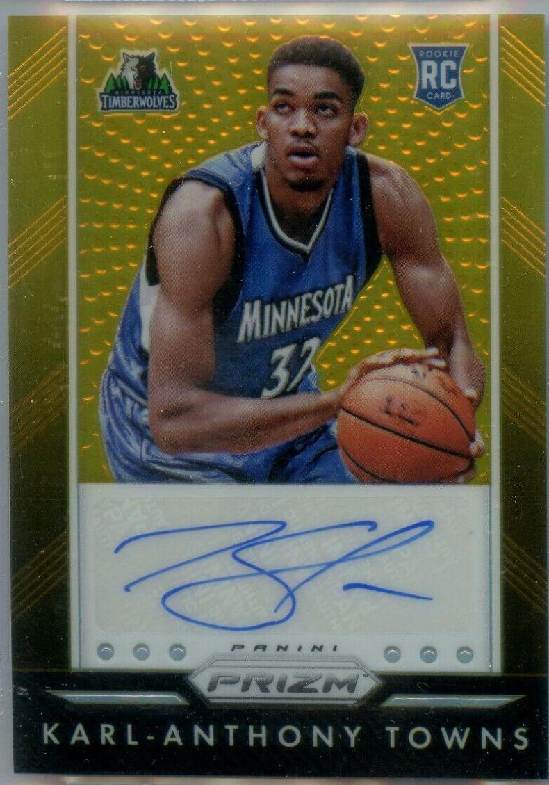 Karl Anthony Towns [Gold Prizm] #KAT