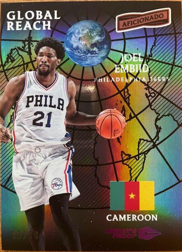 Joel Embiid [Artist's Proof Red] #132