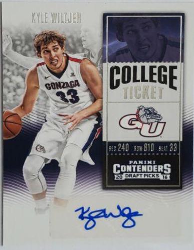Kyle Wiltjer [Autograph Playoff Ticket] #165