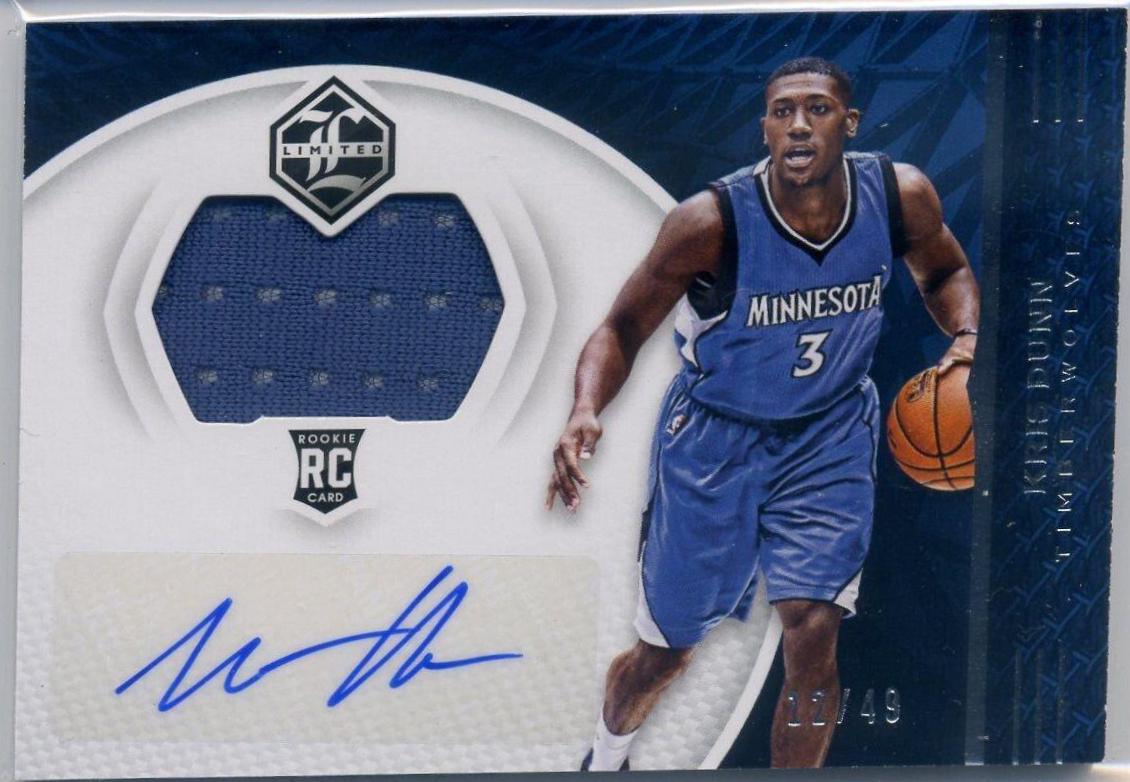 Kris Dunn [Jersey Autograph Silver Spotlight] #125