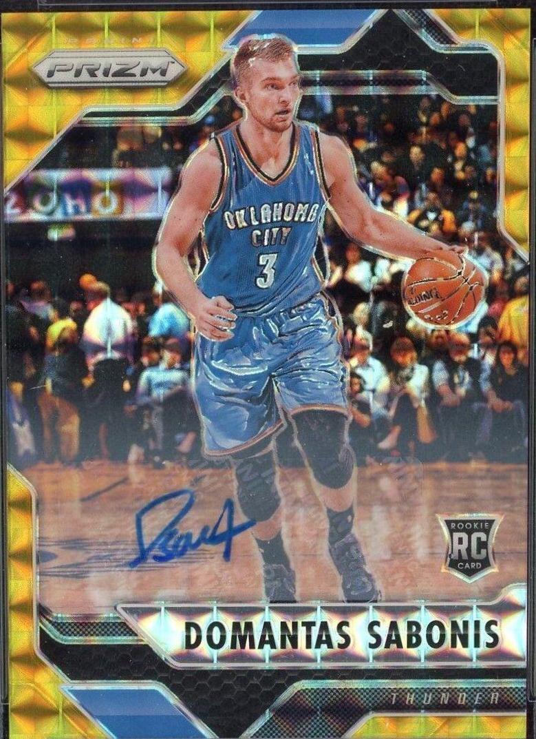 Domantas Sabonis [Autograph Gold] #25