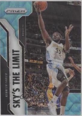 Kenneth Faried [Teal Wave Prizm] #23