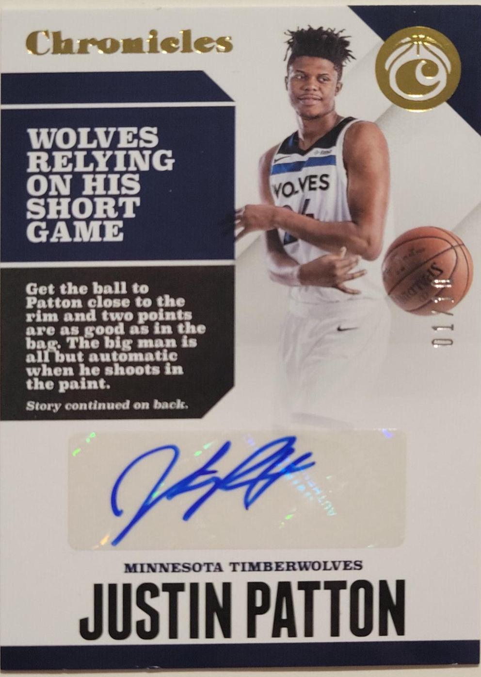 Justin Patton [Gold] #CA-JPT