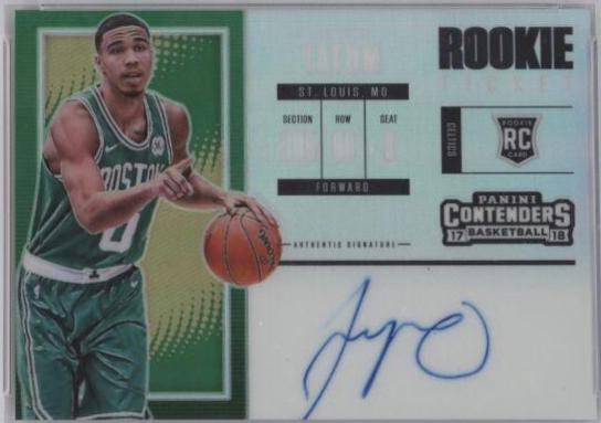 Jayson Tatum [Horizontal Autograph Premium Edition] #103