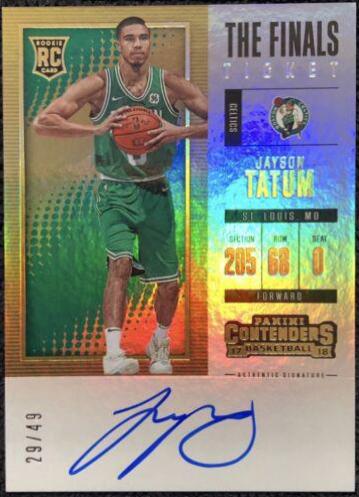 Jayson Tatum [Horizontal Autograph the Finals] #103