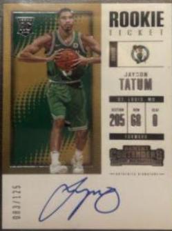 Jayson Tatum [Horizontal Autograph] #103