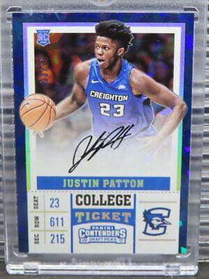 Justin Patton [Vertical Autograph Cracked Ice] #116