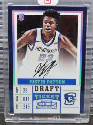 Justin Patton [Vertical Autograph Playoff Ticket] #116