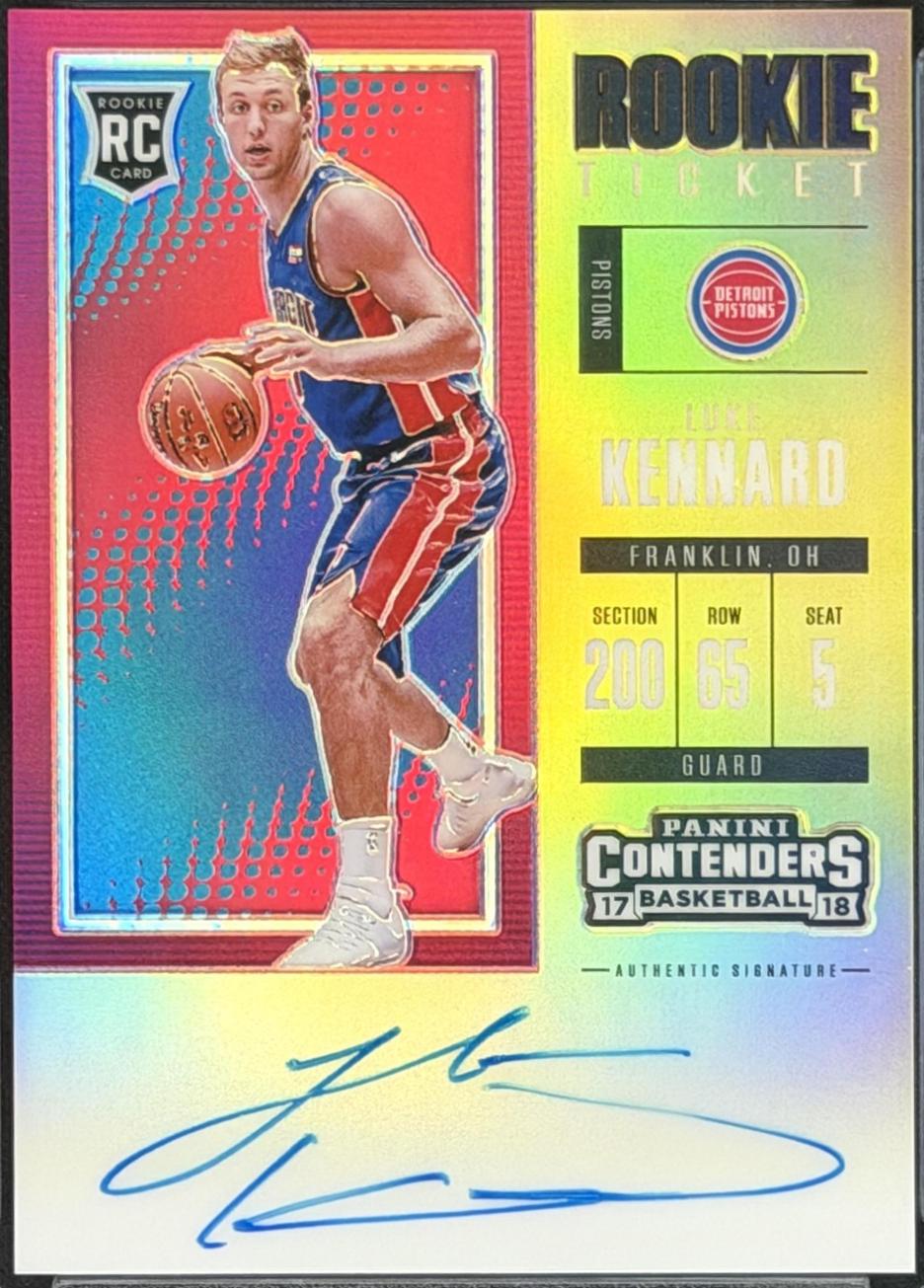 Luke Kennard [Vertical Autograph Premium Edition Gold] #112