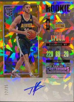 Tyler Lydon [Vertical Autograph Cracked Ice] #124