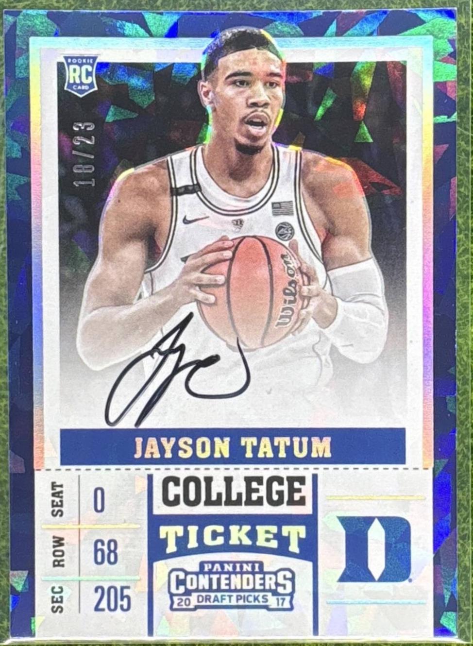 Jayson Tatum [Autograph Cracked Ice] #54