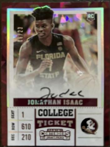 Jonathan Isaac [Autograph Cracked Ice] #59