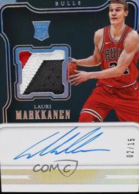 Lauri Markkanen [Jersey Autograph Silver] #158