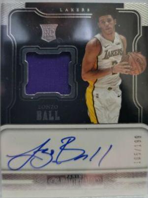 Lonzo Ball [Jersey Autograph] #168