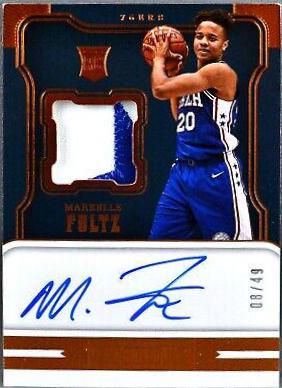 Markelle Fultz [Jersey Autograph Bronze] #160