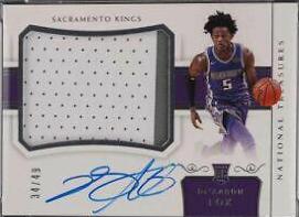 DE'Aaron Fox [Patch Autograph] #105