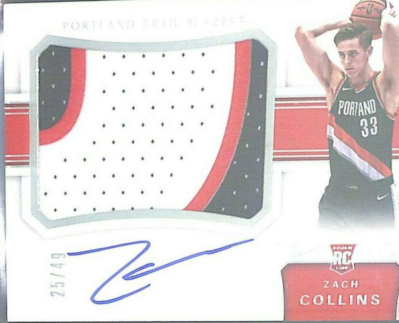 Zach Collins [Patch Autograph] #110