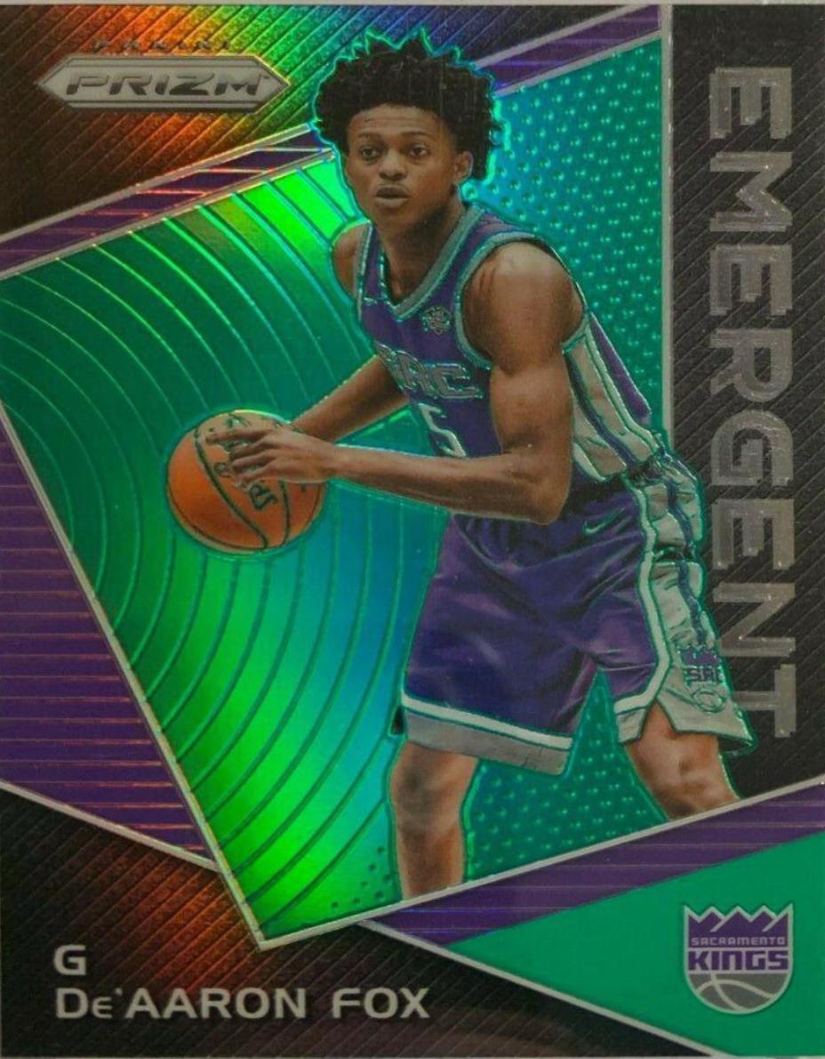 DE'Aaron Fox [Green Prizm] #EMDEA