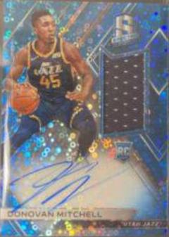 Donovan Mitchell [Autograph Jersey Neon Blue] #101