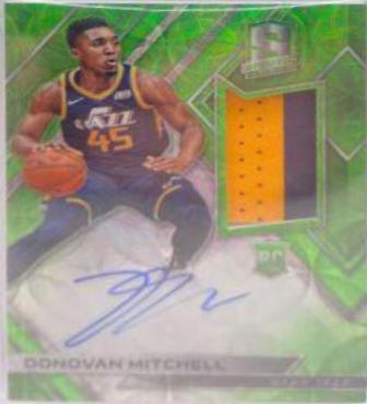 Donovan Mitchell [Autograph Jersey Neon Green] #101