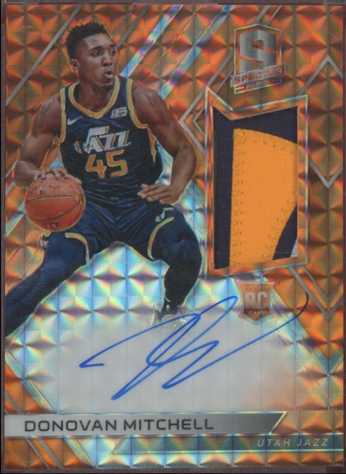 Donovan Mitchell [Autograph Jersey Neon Orange] #101