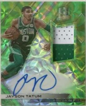 Jayson Tatum [Autograph Jersey Neon Green] #105