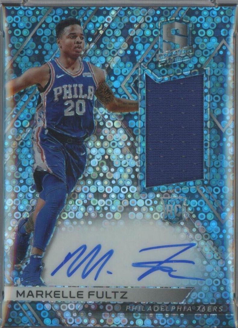 Markelle Fultz [Autograph Jersey Neon Orange] #102