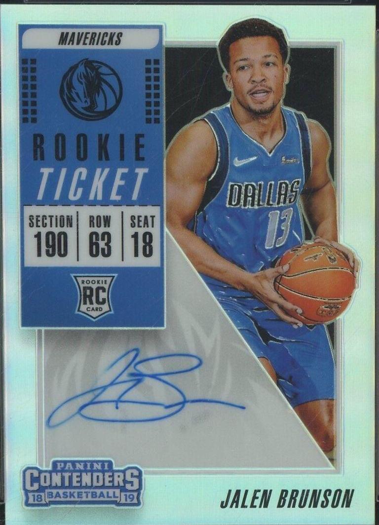 Jalen Brunson [Ball Low Autograph Premium] #105