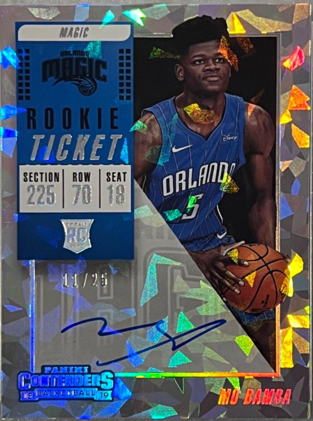 Mo Bamba [Ball High Autograph Cracked Ice] #104