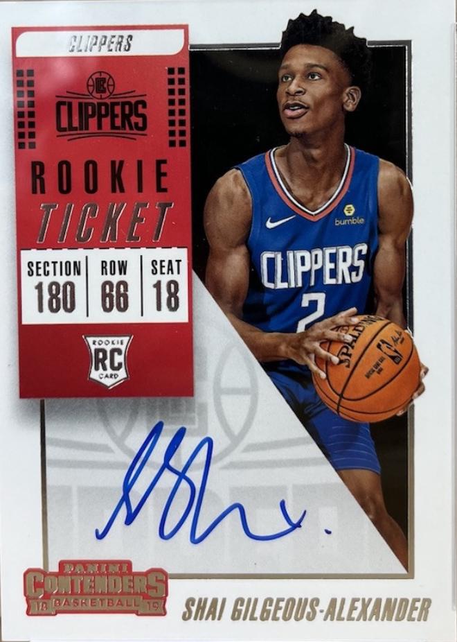 Shai Gilgeous Alexander [Ball Low Autograph] #106