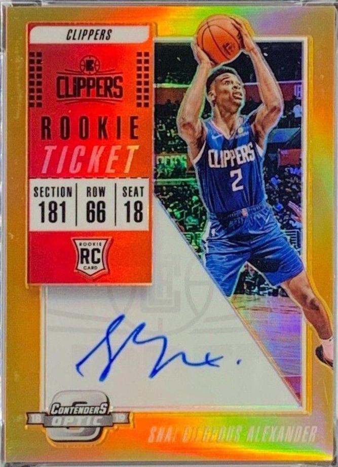 Shai Gilgeous Alexander [White Jersey Autograph Orange] #114